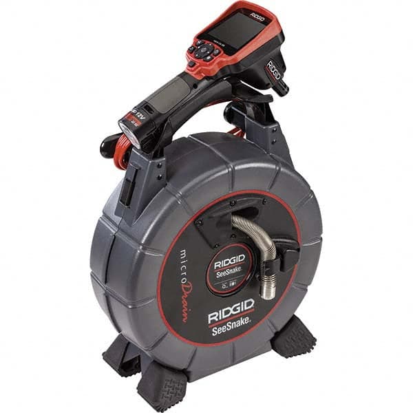 Ridgid - Inspection Cameras & Video Borescopes Type: Inspection Camera w/ Cable Reel Probe Length (Meters): 20.00 - Makers Industrial Supply