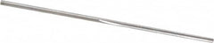 Made in USA - 0.0355" High Speed Steel 3 Flute Chucking Reamer - Straight Flute, 0.035" Straight Shank, 1/2" Flute Length, 1-1/2" OAL - Makers Industrial Supply