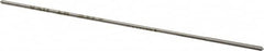 Made in USA - 0.0415" High Speed Steel 4 Flute Chucking Reamer - Straight Flute, 0.039" Straight Shank, 1/2" Flute Length, 2-1/2" OAL - Makers Industrial Supply