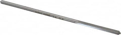 Made in USA - 0.1125" High Speed Steel 4 Flute Chucking Reamer - Straight Flute, 0.1055" Straight Shank, 7/8" Flute Length, 3-1/2" OAL - Makers Industrial Supply