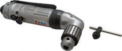 Sioux Tools - 3/8" Reversible Keyed Chuck - Right Angle Handle, 1,200 RPM, 10 CFM, 0.33 hp - Makers Industrial Supply