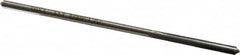 Made in USA - 0.139" High Speed Steel 4 Flute Chucking Reamer - Straight Flute, 0.135" Straight Shank, 1" Flute Length, 4" OAL - Makers Industrial Supply