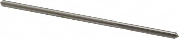 Made in USA - 0.15" High Speed Steel 4 Flute Chucking Reamer - Straight Flute, 0.143" Straight Shank, 1" Flute Length, 4" OAL - Makers Industrial Supply