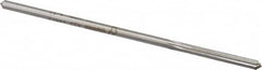 Made in USA - 0.1615" High Speed Steel 6 Flute Chucking Reamer - Straight Flute, 0.153" Straight Shank, 1-1/8" Flute Length, 4-1/2" OAL - Makers Industrial Supply