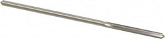 Made in USA - 0.164" High Speed Steel 6 Flute Chucking Reamer - Straight Flute, 0.153" Straight Shank, 1-1/8" Flute Length, 4-1/2" OAL - Makers Industrial Supply