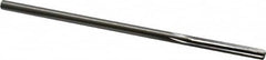 Made in USA - 0.192" High Speed Steel 6 Flute Chucking Reamer - Straight Flute, 0.186" Straight Shank, 1-1/4" Flute Length, 5" OAL - Makers Industrial Supply