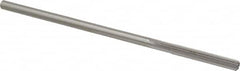 Made in USA - 0.1975" High Speed Steel 6 Flute Chucking Reamer - Straight Flute, 0.1895" Straight Shank, 1-1/4" Flute Length, 5" OAL - Makers Industrial Supply