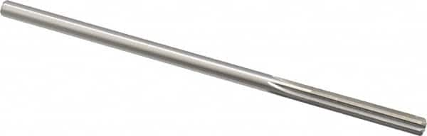 Made in USA - 0.2035" High Speed Steel 6 Flute Chucking Reamer - Straight Flute, 0.1945" Straight Shank, 1-1/4" Flute Length, 5" OAL - Makers Industrial Supply