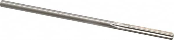 Made in USA - 0.207" High Speed Steel 6 Flute Chucking Reamer - Straight Flute, 0.2016" Straight Shank, 1-1/4" Flute Length, 5" OAL - Makers Industrial Supply