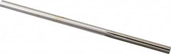 Made in USA - 0.2105" High Speed Steel 6 Flute Chucking Reamer - Straight Flute, 0.2016" Straight Shank, 1-1/4" Flute Length, 5" OAL - Makers Industrial Supply