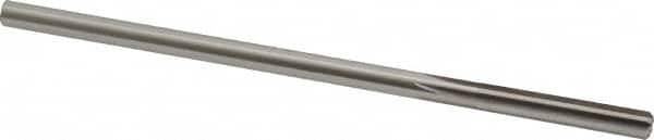 Made in USA - 0.2175" High Speed Steel 6 Flute Chucking Reamer - Straight Flute, 0.2075" Straight Shank, 1-1/4" Flute Length, 5" OAL - Makers Industrial Supply