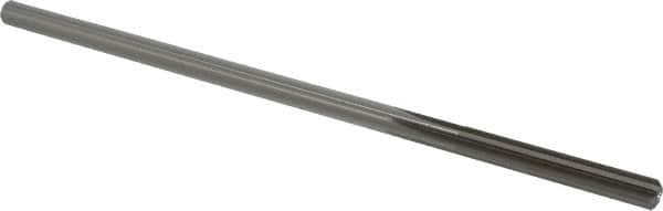 Made in USA - 0.233" High Speed Steel 6 Flute Chucking Reamer - Straight Flute, 0.2173" Straight Shank, 1-1/2" Flute Length, 6" OAL - Makers Industrial Supply