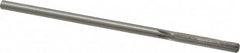 Made in USA - 0.241" High Speed Steel 6 Flute Chucking Reamer - Straight Flute, 0.2329" Straight Shank, 1-1/2" Flute Length, 6" OAL - Makers Industrial Supply