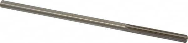 Made in USA - 1/4" High Speed Steel 6 Flute Chucking Reamer - Straight Flute, 0.2329" Straight Shank, 1-1/2" Flute Length, 6" OAL - Makers Industrial Supply