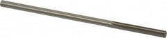 Made in USA - 1/4" High Speed Steel 6 Flute Chucking Reamer - Straight Flute, 0.2329" Straight Shank, 1-1/2" Flute Length, 6" OAL - Makers Industrial Supply