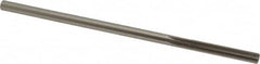 Made in USA - 0.2535" High Speed Steel 6 Flute Chucking Reamer - Straight Flute, 0.2405" Straight Shank, 1-1/2" Flute Length, 6" OAL - Makers Industrial Supply