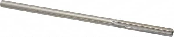 Made in USA - 0.2585" High Speed Steel 6 Flute Chucking Reamer - Straight Flute, 1/4" Straight Shank, 1-1/2" Flute Length, 6" OAL - Makers Industrial Supply