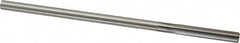 Made in USA - 0.269" High Speed Steel 6 Flute Chucking Reamer - Straight Flute, 1/4" Straight Shank, 1-1/2" Flute Length, 6" OAL - Makers Industrial Supply