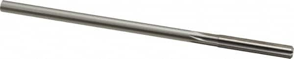 Made in USA - 0.271" High Speed Steel 6 Flute Chucking Reamer - Straight Flute, 1/4" Straight Shank, 1-1/2" Flute Length, 6" OAL - Makers Industrial Supply