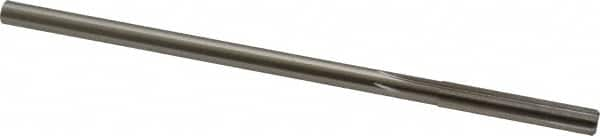 Made in USA - 0.274" High Speed Steel 6 Flute Chucking Reamer - Straight Flute, 1/4" Straight Shank, 1-1/2" Flute Length, 6" OAL - Makers Industrial Supply