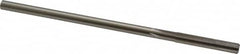 Made in USA - 0.274" High Speed Steel 6 Flute Chucking Reamer - Straight Flute, 1/4" Straight Shank, 1-1/2" Flute Length, 6" OAL - Makers Industrial Supply