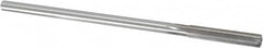 Made in USA - 0.2775" High Speed Steel 6 Flute Chucking Reamer - Straight Flute, 1/4" Straight Shank, 1-1/2" Flute Length, 6" OAL - Makers Industrial Supply