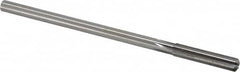 Made in USA - 0.309" High Speed Steel 6 Flute Chucking Reamer - Straight Flute, 0.2792" Straight Shank, 1-1/2" Flute Length, 6" OAL - Makers Industrial Supply