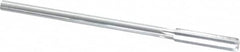 Made in USA - 0.388" High Speed Steel 6 Flute Chucking Reamer - Straight Flute, 0.3105" Straight Shank, 1-3/4" Flute Length, 7" OAL - Makers Industrial Supply