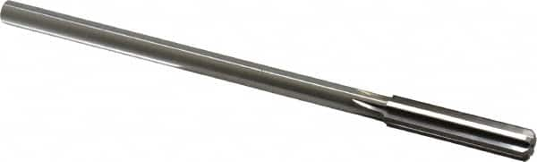 Made in USA - 0.395" High Speed Steel 6 Flute Chucking Reamer - Makers Industrial Supply