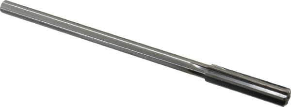 Made in USA - 0.402" High Speed Steel 6 Flute Chucking Reamer - Straight Flute, 0.3105" Straight Shank, 1-3/4" Flute Length, 7" OAL - Makers Industrial Supply