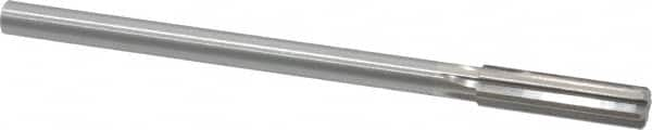 Made in USA - 0.444" High Speed Steel 6 Flute Chucking Reamer - Makers Industrial Supply