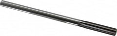 Made in USA - 0.472" High Speed Steel 6 Flute Chucking Reamer - Makers Industrial Supply