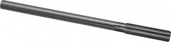 Made in USA - .504 Dia High Speed Steel 6 Flute Chucking Reamer - Straight Flute, 0.4355" Straight Shank, 2" Flute Length, 8" OAL - Makers Industrial Supply