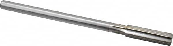 Made in USA - 0.551" High Speed Steel Chucking Reamer - Straight Flute, Straight Shank - Makers Industrial Supply