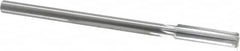 Made in USA - 0.591" High Speed Steel Chucking Reamer - Straight Flute, Straight Shank - Makers Industrial Supply