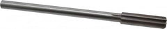 Made in USA - 0.595" High Speed Steel Chucking Reamer - Straight Flute, Straight Shank - Makers Industrial Supply