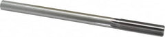 Made in USA - 0.624" High Speed Steel 8 Flute Chucking Reamer - Straight Flute, 0.5615" Straight Shank, 2-1/4" Flute Length, 9" OAL - Makers Industrial Supply