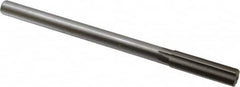 Made in USA - 0.639" High Speed Steel Chucking Reamer - Straight Flute, Straight Shank - Makers Industrial Supply