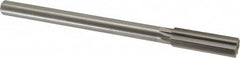 Made in USA - 0.702" High Speed Steel Chucking Reamer - Straight Flute, Straight Shank - Makers Industrial Supply