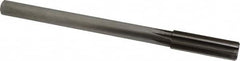 Made in USA - 0.764" High Speed Steel Chucking Reamer - Straight Flute, Straight Shank - Makers Industrial Supply