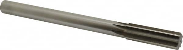 Made in USA - 0.847" High Speed Steel Chucking Reamer - Straight Flute, Straight Shank - Makers Industrial Supply