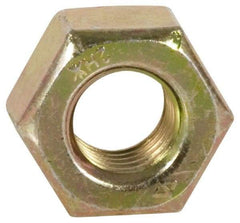 Value Collection - 1/2-13 UNC Steel Right Hand Heavy Hex Nut - 7/8" Across Flats, 31/64" High, Zinc Yellow Dichromate Finish - Makers Industrial Supply