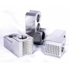 Kitagawa - Hard Lathe Chuck Jaws Jaw Type: Hard Jaw Jaw Interface Type: 1.5mm x 60 Serrated - Makers Industrial Supply