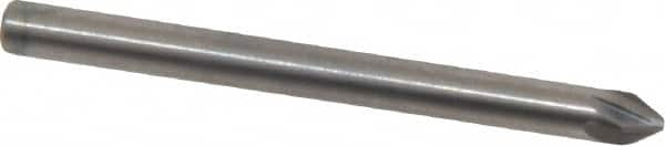 M.A. Ford - 1/8" Head Diam, 1/8" Shank Diam, 6 Flute 60° Solid Carbide Countersink - Makers Industrial Supply