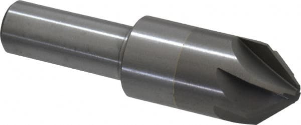 M.A. Ford - 3/4" Head Diam, 1/2" Shank Diam, 6 Flute 82° Solid Carbide Countersink - Makers Industrial Supply