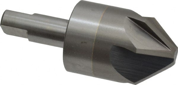 M.A. Ford - 1-1/4" Head Diam, 1/2" Shank Diam, 6 Flute 82° Solid Carbide Countersink - Makers Industrial Supply