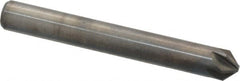 M.A. Ford - 3/16" Head Diam, 3/16" Shank Diam, 6 Flute 90° Solid Carbide Countersink - Bright Finish, 1-1/2" OAL, 0.04" Nose Diam, Single End, Straight Shank, Right Hand Cut - Makers Industrial Supply