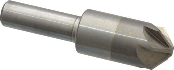 M.A. Ford - 5/8" Head Diam, 3/8" Shank Diam, 6 Flute 100° Solid Carbide Countersink - Makers Industrial Supply