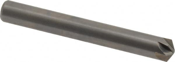 M.A. Ford - 1/4" Head Diam, 1/4" Shank Diam, 6 Flute 120° Solid Carbide Countersink - Makers Industrial Supply