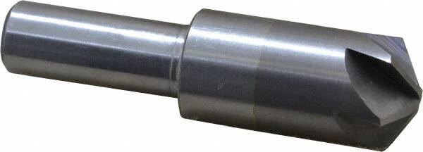 M.A. Ford - 3/4" Head Diam, 1/2" Shank Diam, 6 Flute 120° Solid Carbide Countersink - Makers Industrial Supply